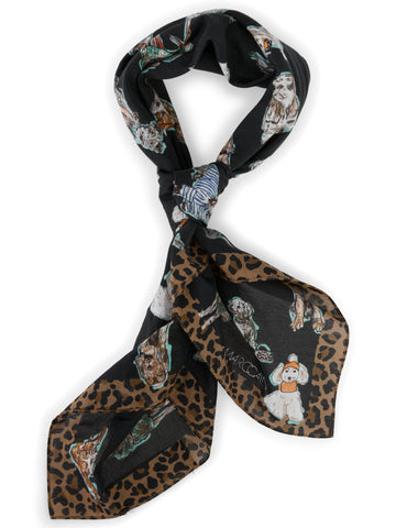 Dodgy Dogs Dog Print Neck Tie <span>ZSB1.03Z54<span>