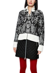 Ski Is The Limit Star Print Knit Jacket <span>ZS39.18M26<span>
