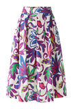 Floral Print Cotton Full Midi Skirt <span>86728<span>