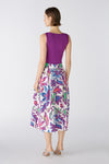 Floral Print Cotton Full Midi Skirt <span>86728<span>