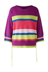Cotton Amethyst/Lime Stripe Sweater <span>86650<span>