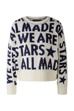 We Are All Made Of Stars Cotton Sweater <span>90156<span>