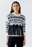 Rodeo Romance Fringe Sweater <span>94258<span>