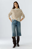 Autumn Checklist Stripe Sweater <span>86105<span>