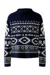 Rodeo Romance Intarsia Navy Sweater <span>94309<span>