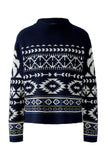Rodeo Romance Intarsia Navy Sweater <span>94309<span>