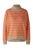 Caramel/Orange Stripe Sweater <span>89934<span>