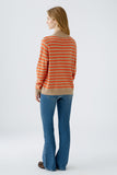 Caramel/Orange Stripe Sweater <span>89934<span>