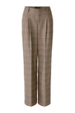 Caramel Wide Leg Check Trousers <span>89780<span>