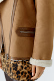 Autumn Checklist Faux Sheepskin Jacket <span>86733<span>