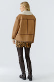 Autumn Checklist Faux Sheepskin Jacket <span>86733<span>