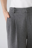 Amazing Greys Pinstripe Wide Leg Wool Feel Trousers <span>88775<span>