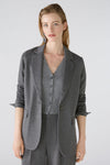 Amazing Greys Pinstripe Grey Wool Feel Blazer <span>89517<span>