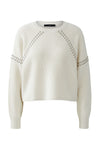 Rodeo Romance Ivory Stud Sweater <span>86061<span>