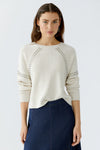 Rodeo Romance Ivory Stud Sweater <span>86061<span>