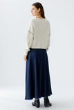 Rodeo Romance Ivory Stud Sweater <span>86061<span>