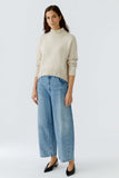 Autumn Checklist Funnel Neck Sweater <span>86084<span>