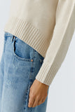 Autumn Checklist Funnel Neck Sweater <span>86084<span>