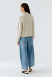 Autumn Checklist Funnel Neck Sweater <span>86084<span>