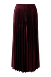 Cafe Rouge Berry Satin Pleat Skirt <span>95398<span>
