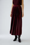 Cafe Rouge Berry Satin Pleat Skirt <span>95398<span>