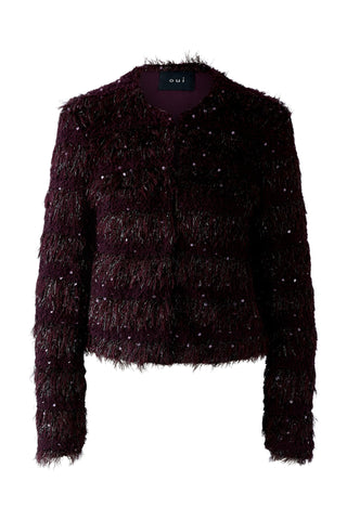 Cafe Rouge Berry Sequin Jacket <span>95696<span>