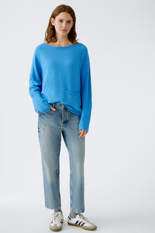 Single Pocket Relaxed Sweater <span>89946<span>