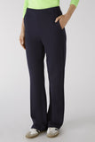 Straight Leg Navy Jersey Trousers <span>79291<span>