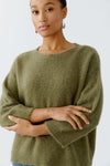 Rodeo Romance Olive Mohair Sweater <span>94286<span>