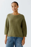 Rodeo Romance Olive Mohair Sweater <span>94286<span>