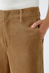 Caramel Wide Leg Soft Cord Trousers <span>89786<span>