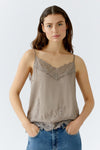 Cafe Rouge Satin Lace Cami <span>94325<span>
