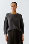 Cafe Rouge Alpaca 3/4 Sleeve Slate Sweater <span>94286<span>