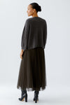 Cafe Rouge Alpaca 3/4 Sleeve Slate Sweater <span>94286<span>