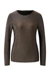Cafe Rouge Coffee Lurex Top <span>94555<span>