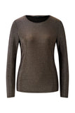 Cafe Rouge Coffee Lurex Top <span>94555<span>