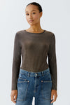 Cafe Rouge Coffee Lurex Top <span>94555<span>