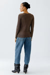 Cafe Rouge Coffee Lurex Top <span>94555<span>