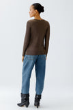 Cafe Rouge Coffee Lurex Top <span>94555<span>