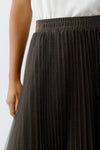 Cafe Rouge Coffee Lurex Mesh Skirt <span>95399<span>