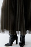 Cafe Rouge Coffee Lurex Mesh Skirt <span>95399<span>