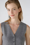 Amazing Grey Knitted Waistcoat <span>89307<span>