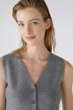 Amazing Grey Knitted Waistcoat <span>89307<span>