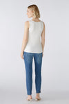 Silky Rib Vest Top <span>88608-OFF WHITE<span>