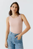 Botany Bliss Rose Pink Ribbed Vest Top <span>88608<span>