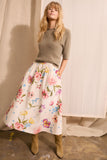 Botany Bliss Floral Aline Skirt <span>97098<span>