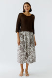 Sunset Journey Print Aline Skirt <span>97360<span>