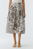 Sunset Journey Print Aline Skirt <span>97360<span>