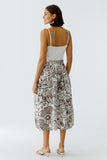 Sunset Journey Print Aline Skirt <span>97360<span>