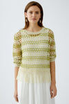 Ribbon Sweater With Tassels <span>93351<span>
